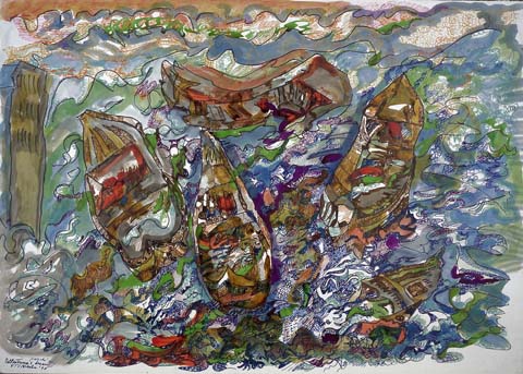 Barche, Pellestrina dream, 1995-96