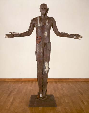 Mimmo Paladino, Senza titolo (uomo con braccia allargate), 1997