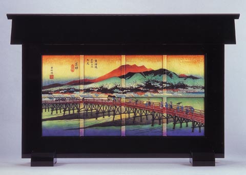 55. Keishi, Il grande ponte Sanjo