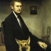 Miroslav Kraljević Autoritratto con cane, 1910