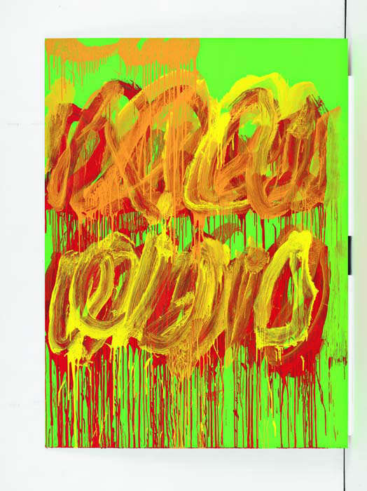 Immagine Cy Twombly Untitled (Camino Real V), 2011 Acrilico su legno, 252,5 x 187,2 cm © Cy Twombly Foundation