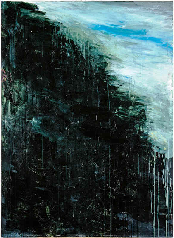 Landscape, 1986, Oil and acrylic on wood 175.7 x 128.1 cm Cy Twombly Foundation