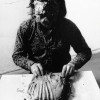 Eliseo Mattiacci Rifarsi, 1973 Tavolo in ghisa, argilla,
