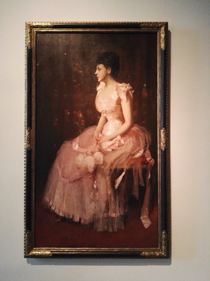 William Merritt Chase, Portrait of a Lady in Pink