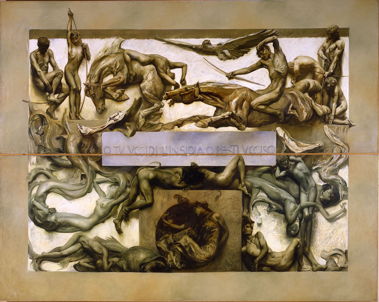 Copertina mostra - GIULIO ARISTIDE SARTORIO Il poema della vita umana