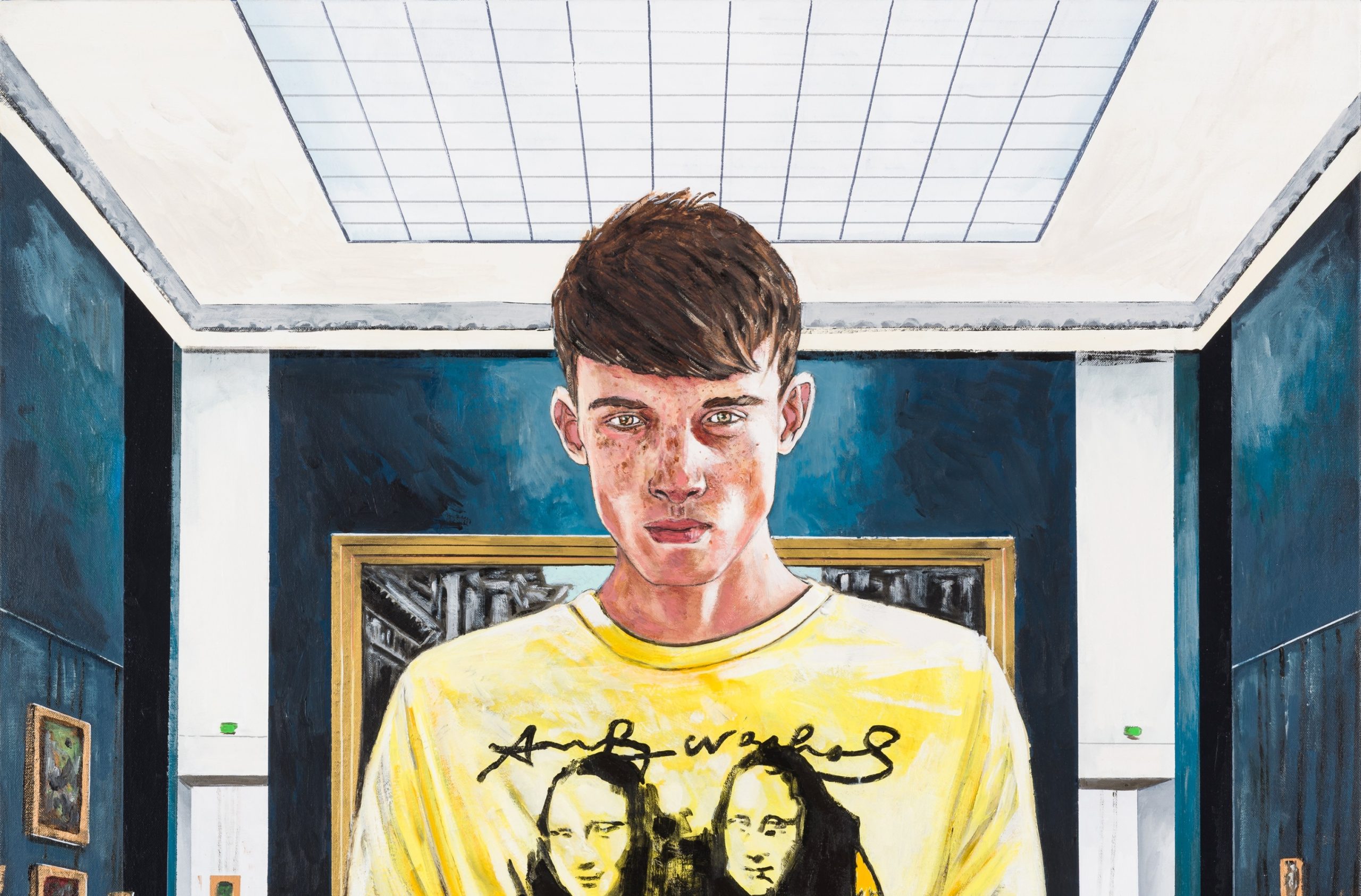 Opera immagine coordinata mostra: Hernan Bas. The Visitors.