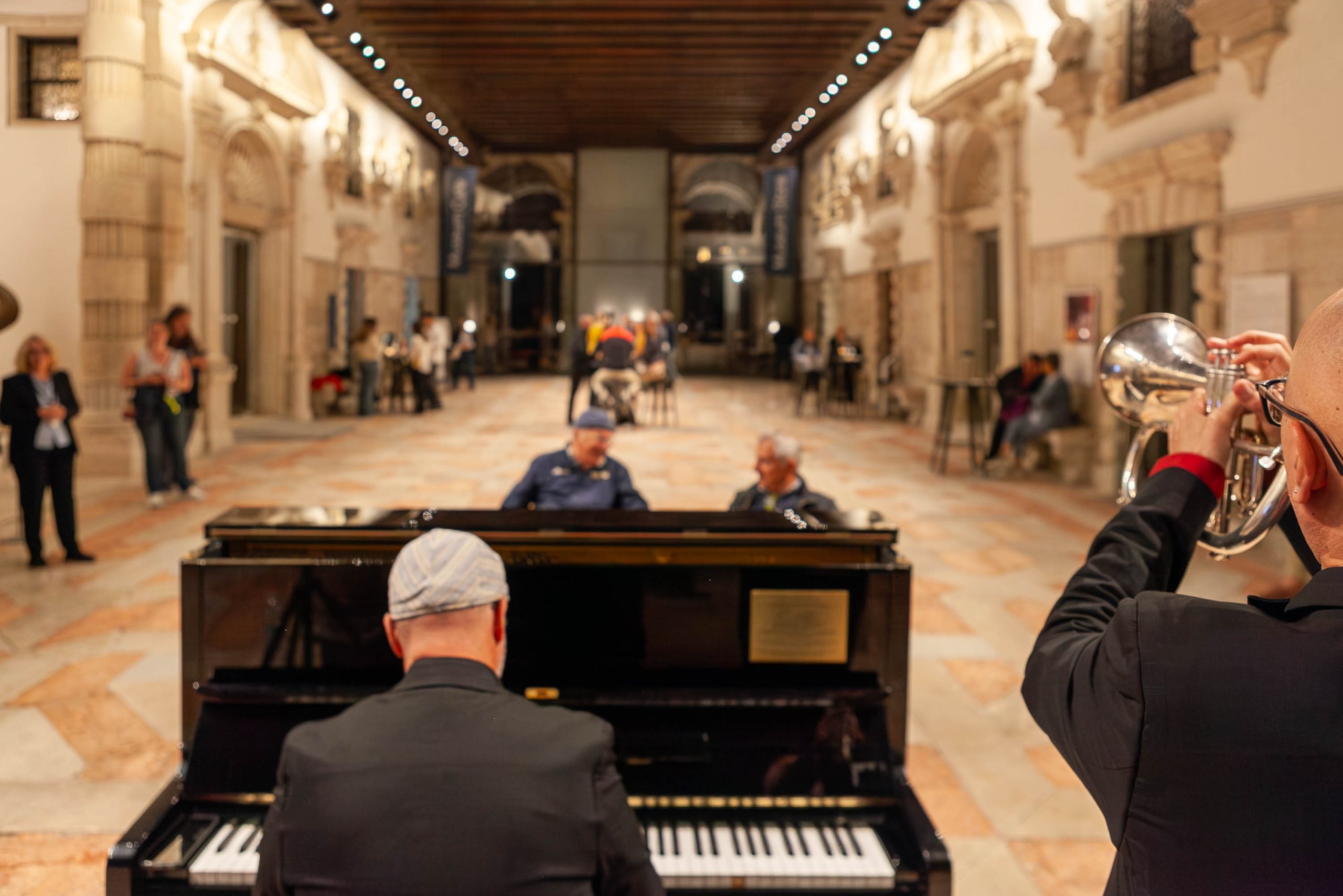 Musicisti a Ca' Pesaro
