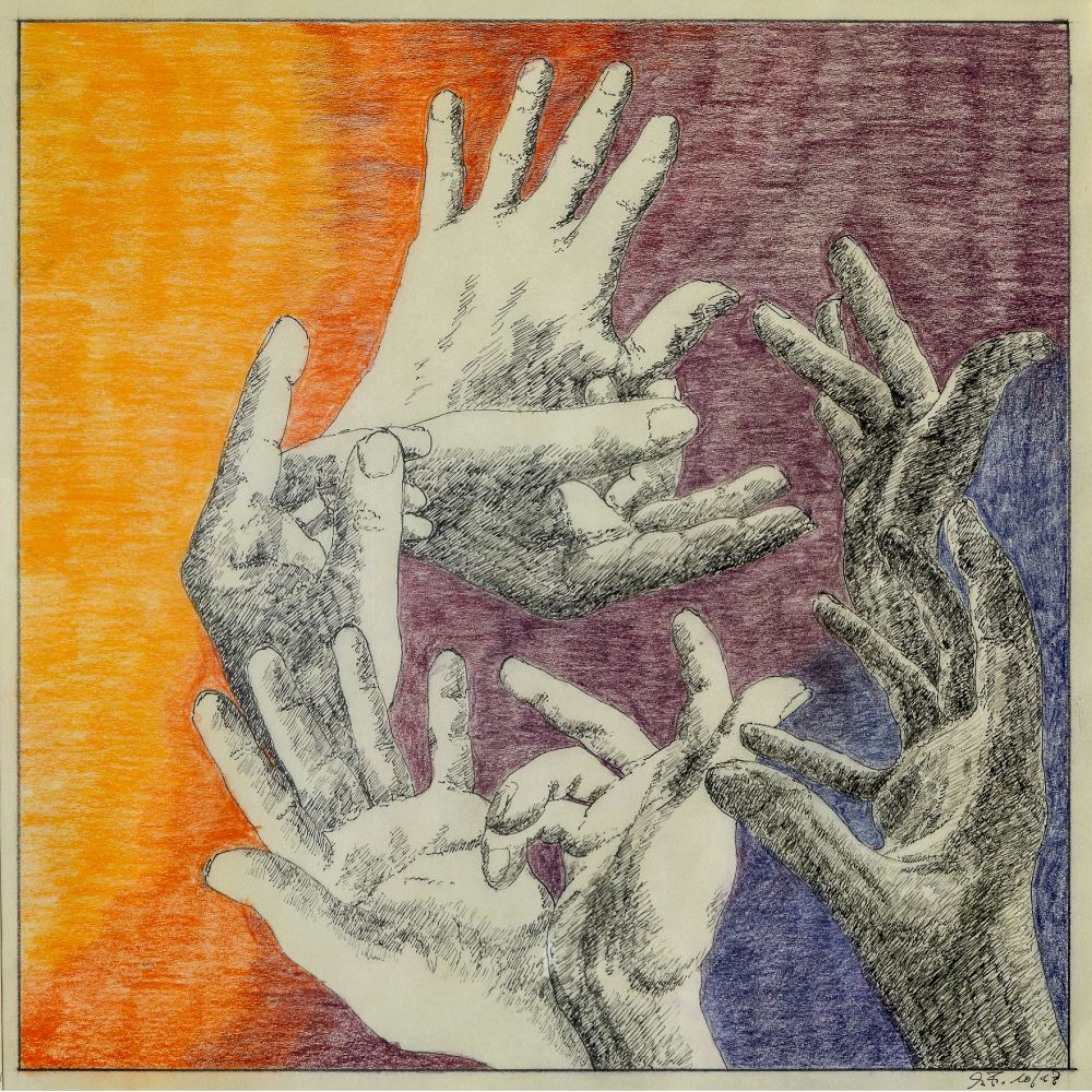 Copertina mostra - opera di Giovanni Fabbri